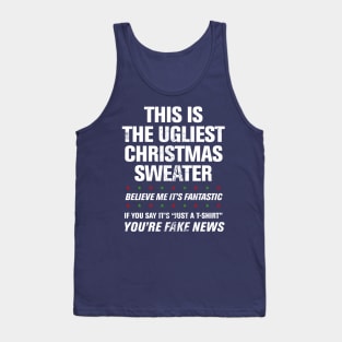 Donald Trump Ugly Christmas Sweater Tank Top